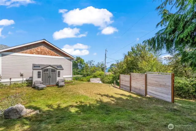 Side yard.
