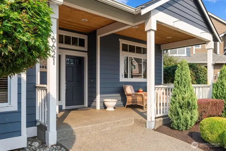 Nice Covered Porch
