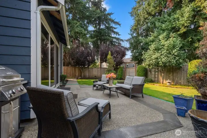 Patio for entertaining