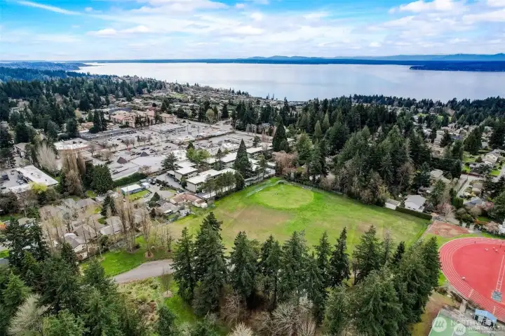 Your unit is adjacent to the park, and you'll get a key so you can go right through the gate and enjoy this recreation space.