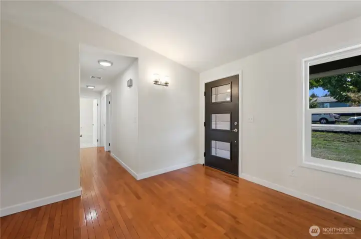 Entry into living room