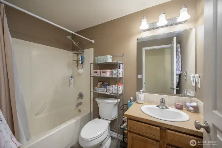 Upstairs guest bathroom