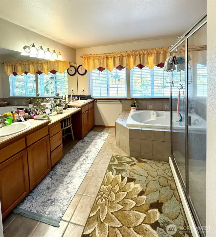 Master bathroom.