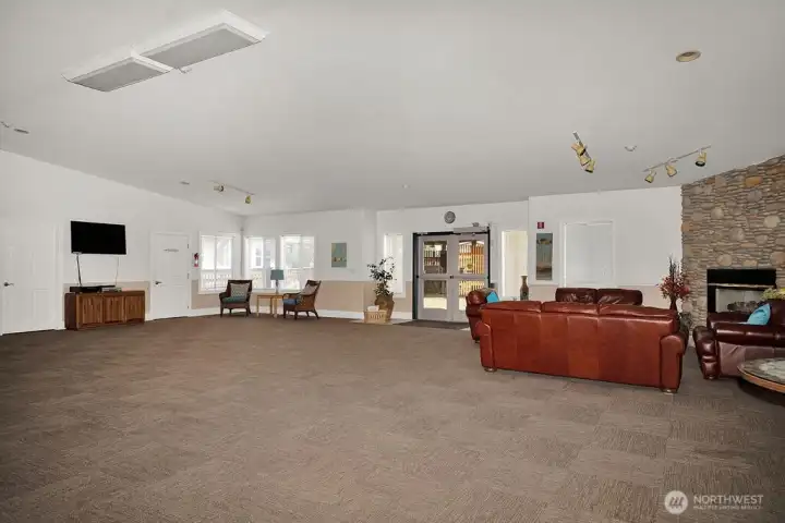 Clubhouse entertainment area