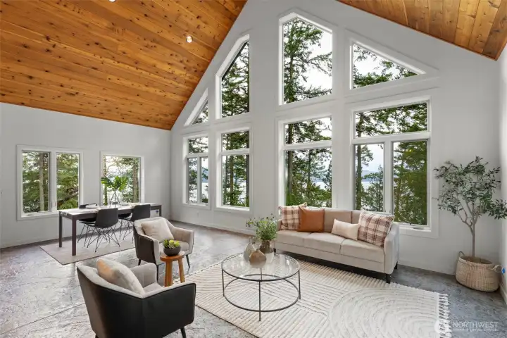 Water Facing Living Room