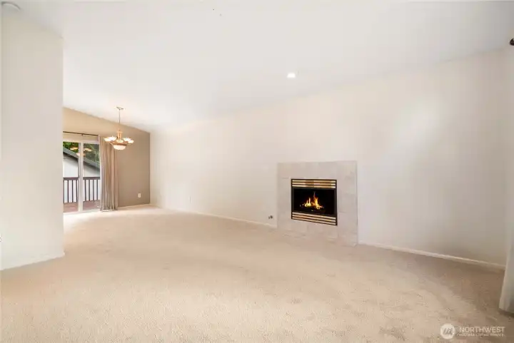 Another view of livingroom and diningroom