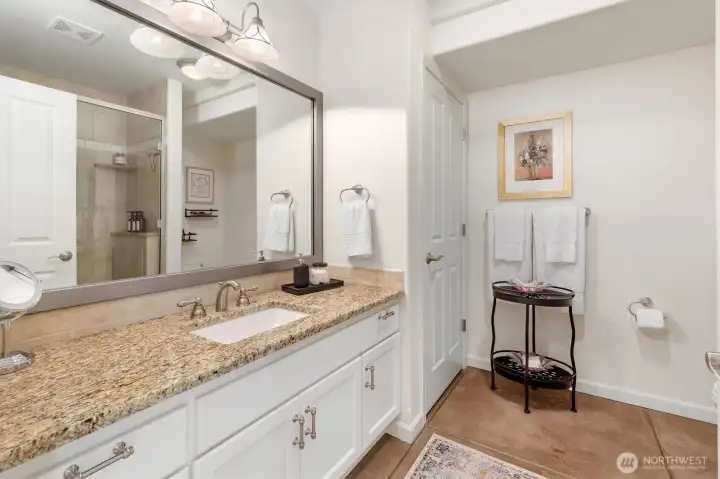 Daylight basement bathroom