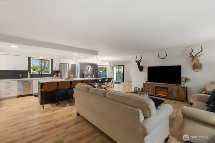 Open and inviting living room