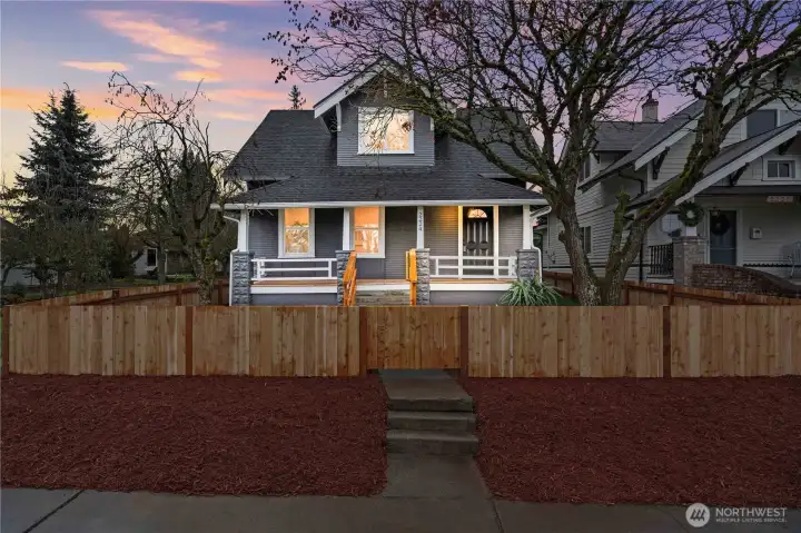 Classic Tacoma Craftsman sits up high with views of Downtown, The Port, Bay and more! Come see!