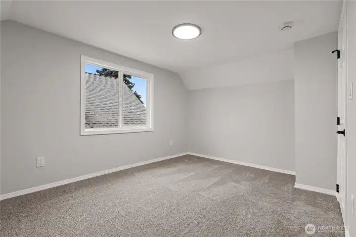 Bedroom #2 w/New Paint, Windows, Lighting, Carpet