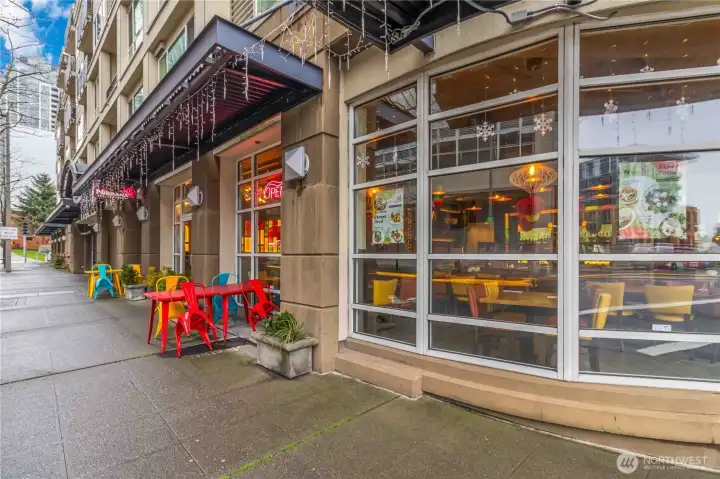 In the heart of Bellevue with ample restaurants nearby!