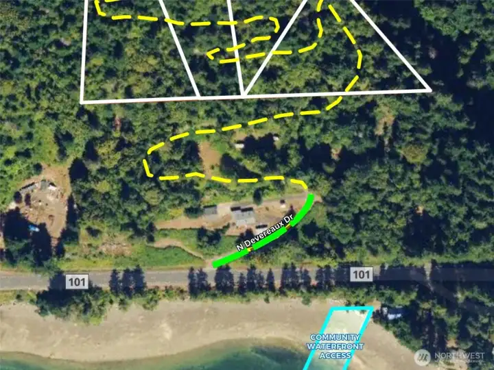 Access in relation to waterfront access.