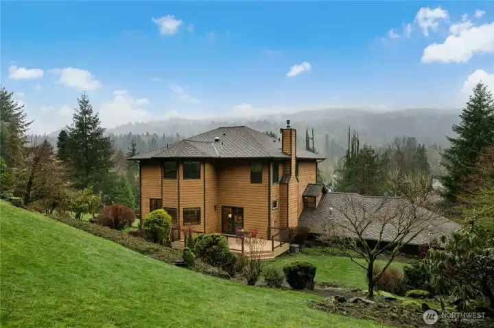 Great views of Squak and Cougar mountain