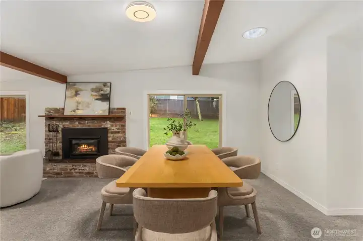 Imagine the potential for dinner parties and large gatherings with plenty of room to spread out