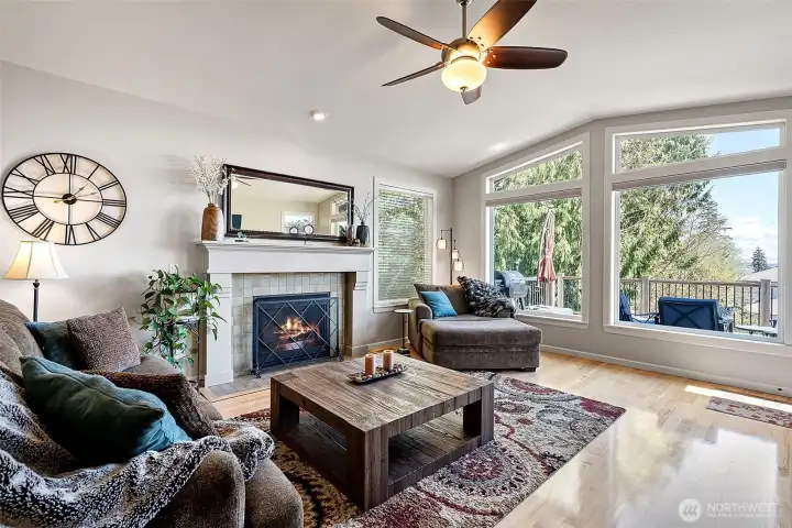 Throughout most of the main level enjoy hardwood flooring.