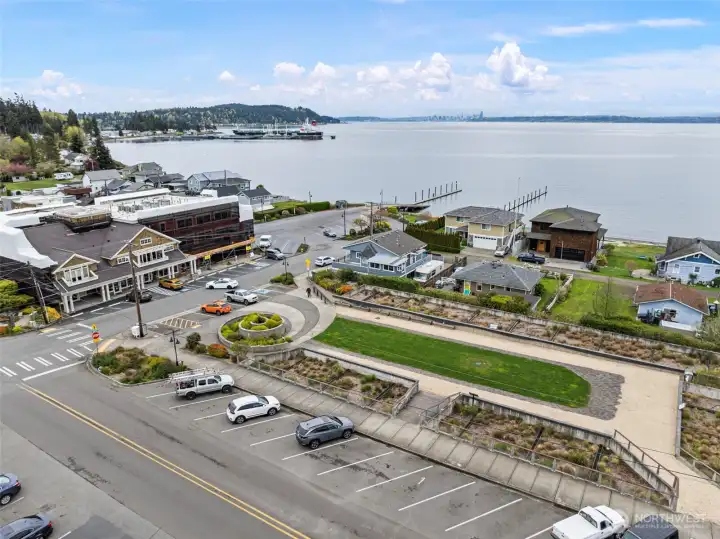 Port of Manchester is an easy walk - boat launch, park, and even some eateries are to be found.