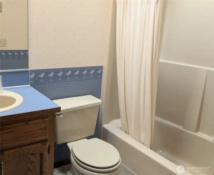Full Bathroom in Hallway