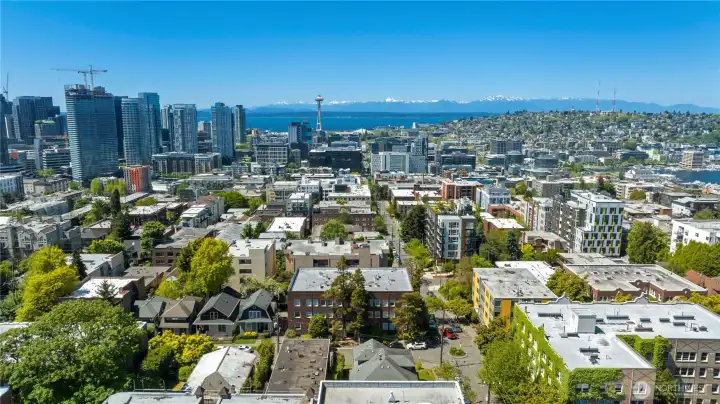 Welcome to Seattle city living.  Take a short trip to Pugent sound and Olympic mountains when you live in Seattle