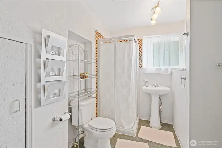 Upstairs bathroom Upstairs bathroom