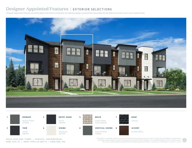 Exterior scheme - Artist rendering