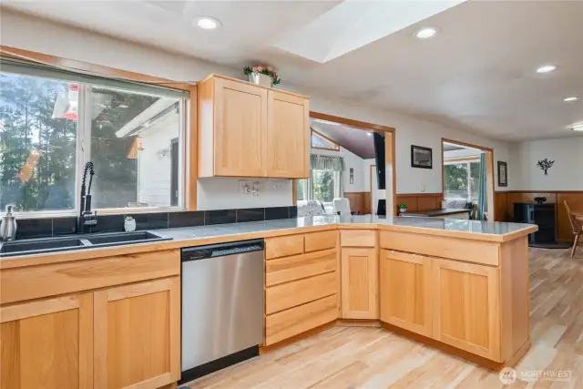 Kitchen with a view