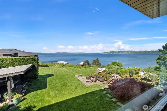 . . you'll be surprised at how private this backyard space is.