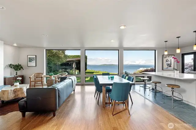 Open and airy - it's easy to get comfortable here.