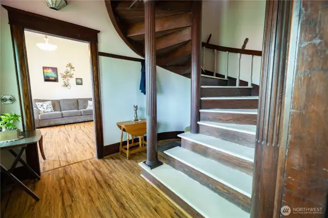 Stairs from the foyer