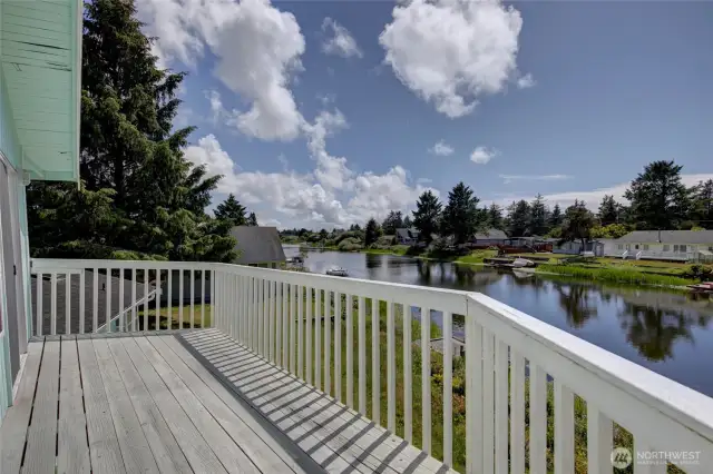 View from second floor deck