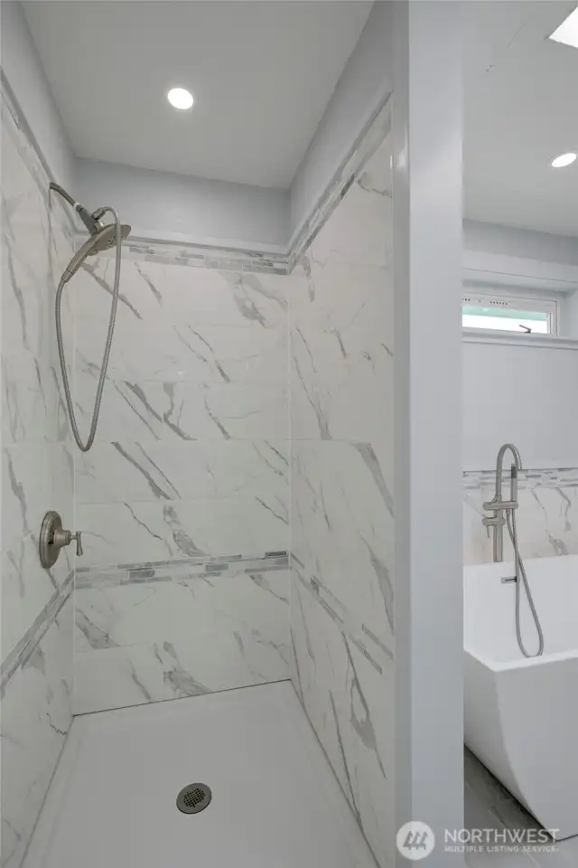 Upstairs shower