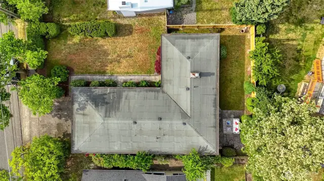 Aerial View of home & grounds.