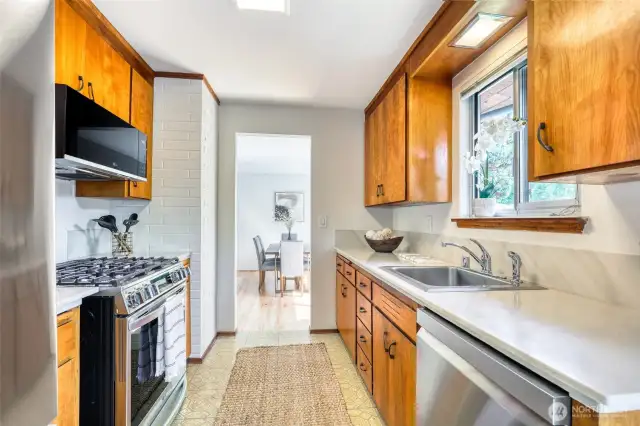 Kitchen with New Appliances