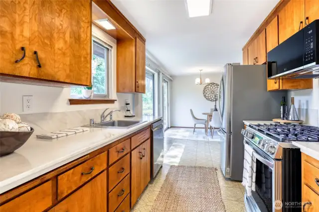 Kitchen with New Appliances