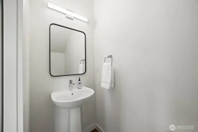 Powder room on the main level