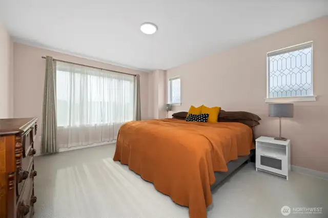 Primary suite with pretty sunsets!