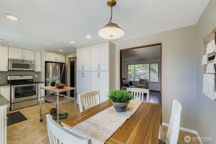 Kitchen with eating space