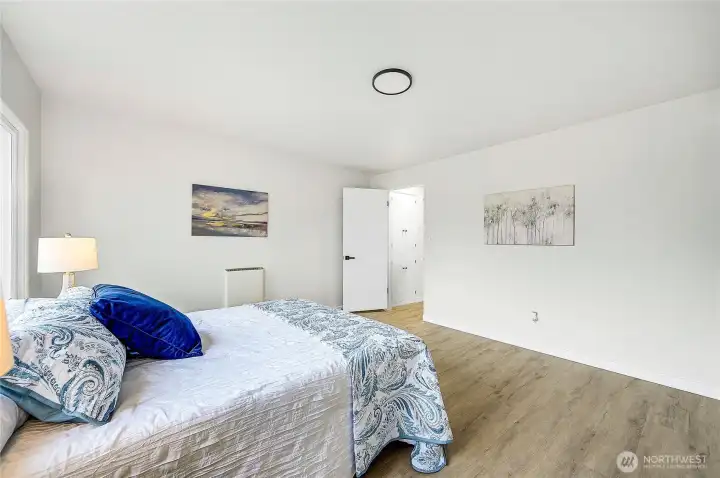 Another view of the spacious primary suite.