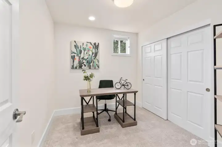 flexible 4th bedroom or office for work-from-home space or hobbies.