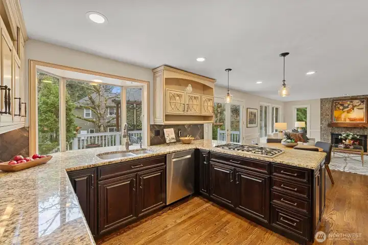 Plenty of counter space!