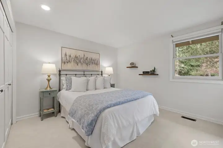 One of 4 bedrooms upstairs including the Primary suite