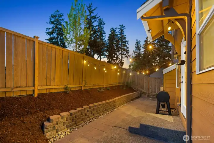 freshly landscaped