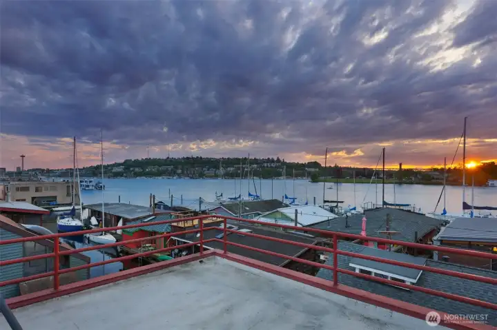 The view from your rooftop is simply magical.
