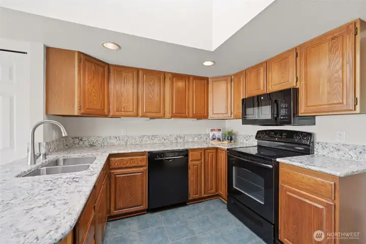 All appliances are included with the home.