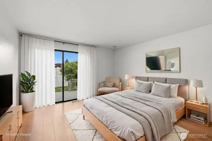 This home offers a hard to find main floor primary suite!! (Shown virtually staged)
