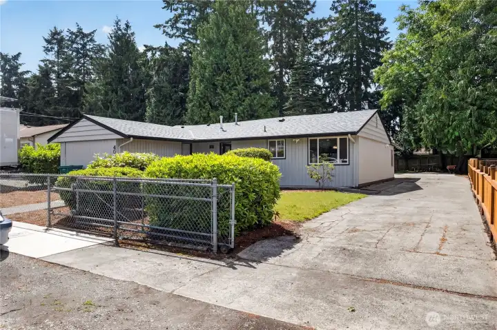 Drive way for RV/Boats