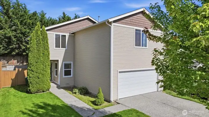 Nice sunny corner lot.