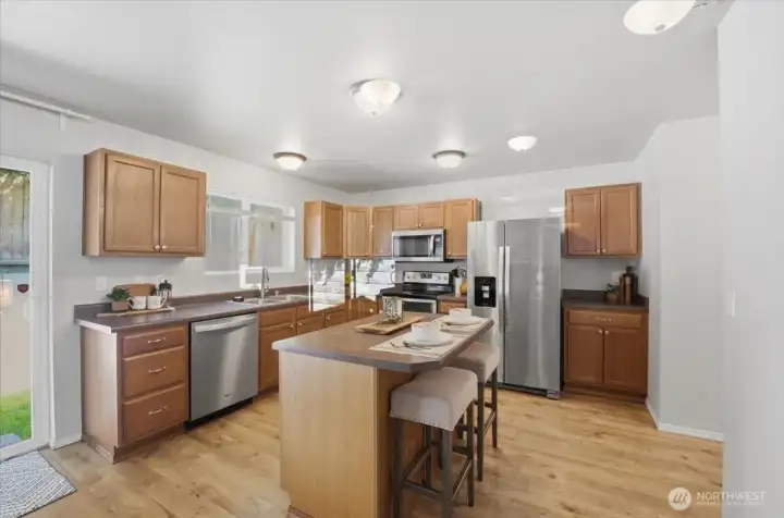 All appliances included.  You'll love the coffee corner.