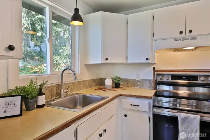 Kitchen designed for everyday convenience.