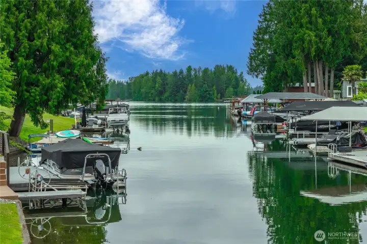 Just a short distance to the main part of lake