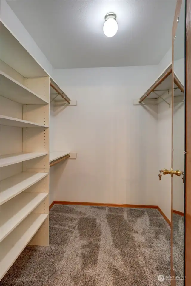 Primary Walk in closet